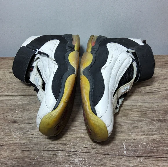 Nike Air Penny IV 'True Red' White/Black 864018-101 (2016) Size 9.5 - Picture 6 of 8